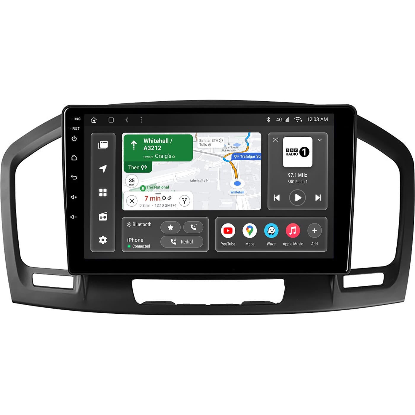 Gazer multimedia system T6009-VC for Opel Vectra C 2002-2008